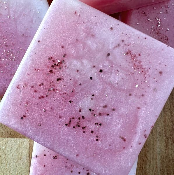 Pretty in Pink Shimmer Shave Soap